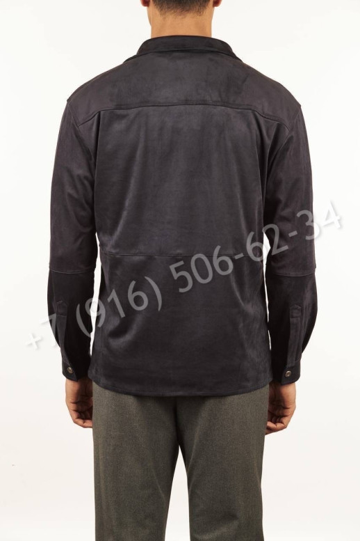 Велюровая рубашка Loro Piana 19402