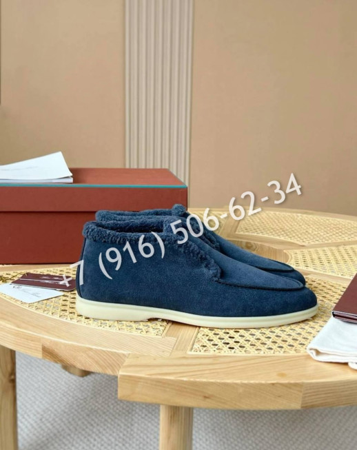 Лоферы Loro Piana на меху 5391 6