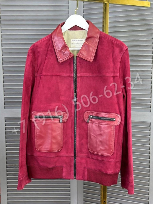 Замшевая куртка Brunello Cucinelli 23115