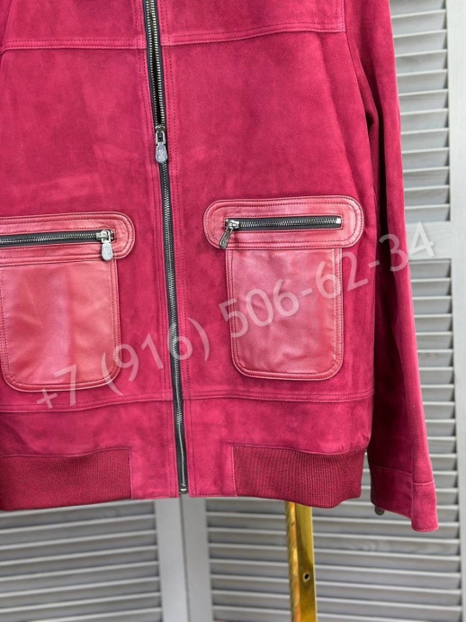 Замшевая куртка Brunello Cucinelli 23115