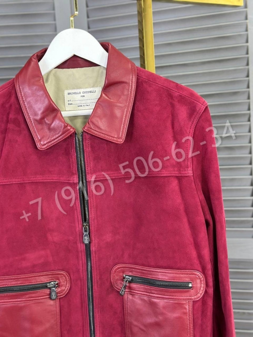 Замшевая куртка Brunello Cucinelli 23115