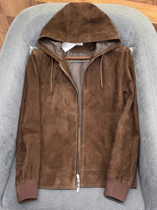 Замшевая куртка Brunello Cucinelli 9800 3