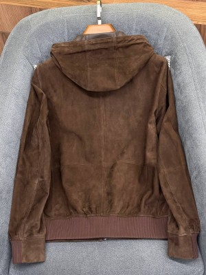 Замшевая куртка Brunello Cucinelli 9800 3