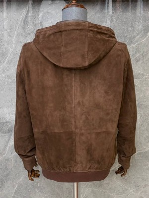 Замшевая куртка Brunello Cucinelli 9800 3