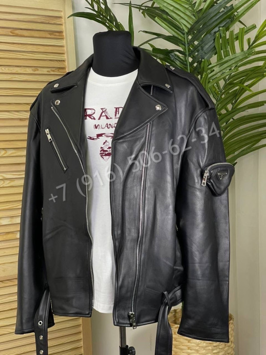 Кожаная куртка Prada 5609