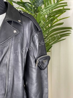 Кожаная куртка Prada 5609