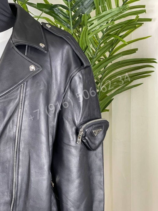 Кожаная куртка Prada 5609