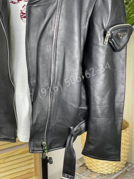 Кожаная куртка Prada 5609