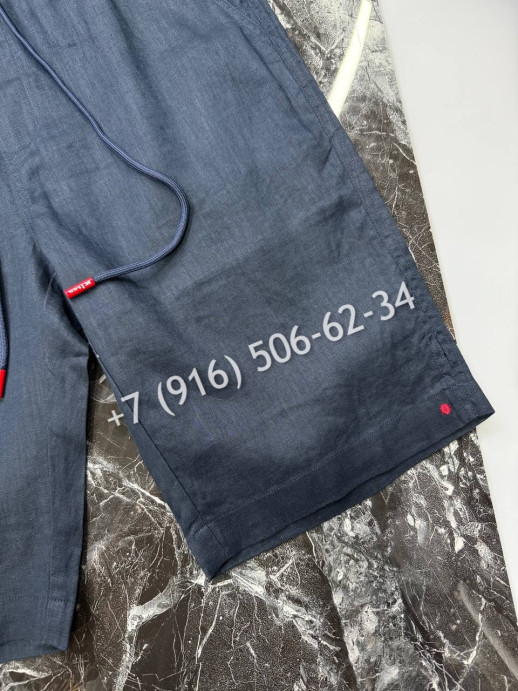 Шорты Kiton из льна 31111 2