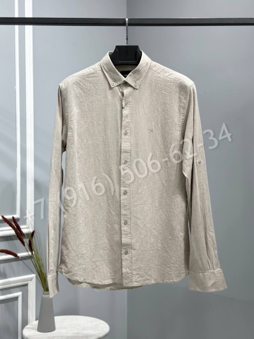 Рубашка из льна Tom Ford 18397