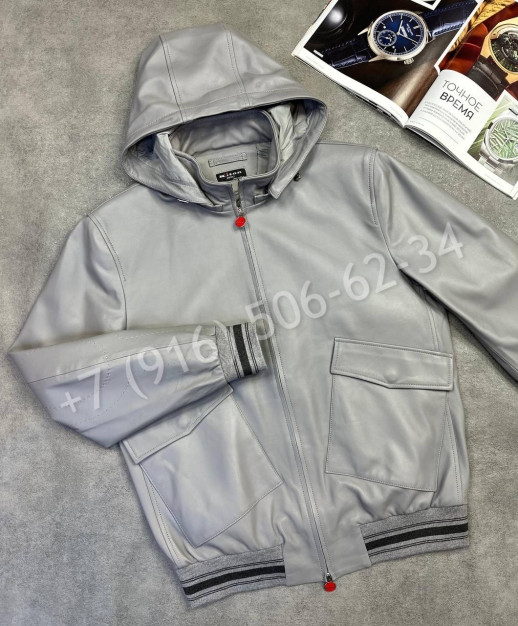Кожаная куртка KITON 29777