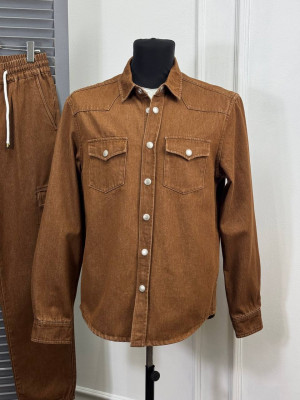 Прогулочный костюм из денима Brunello Cucinelli 34802 1