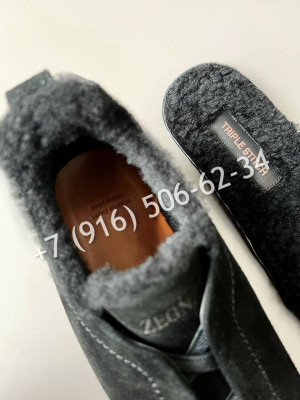 Кеды Zegna на меху 29695 3