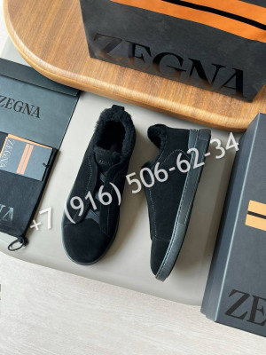 Кеды Zegna на меху 29695 3