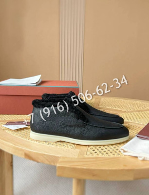 Лоферы Loro Piana на меху 5391 7