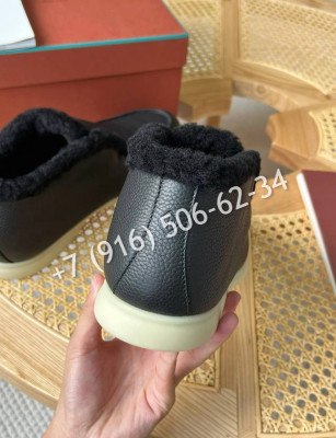 Лоферы Loro Piana на меху 5391 7