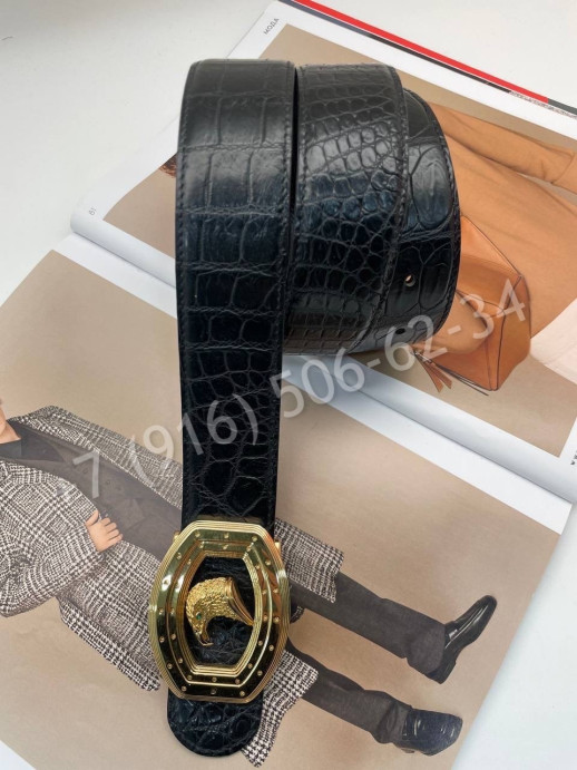 Ремень из кожи крокодила Stefano Ricci 19098