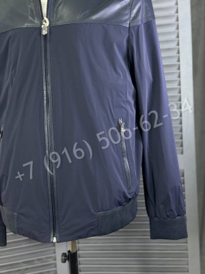 Ветровка Brunello Cucinelli со вставками кожи 27278