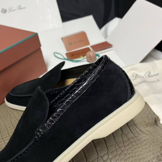 Лоферы Loro Piana с крокодилом 5997