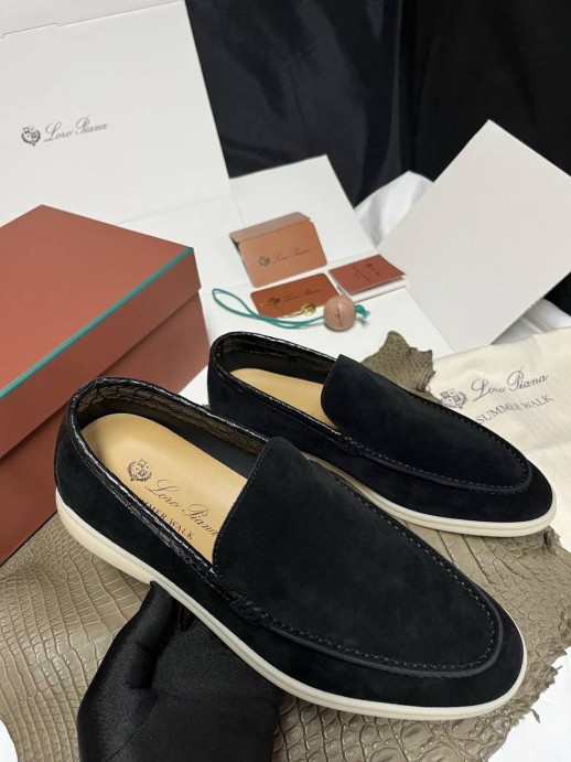 Лоферы Loro Piana с крокодилом 5997