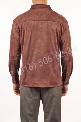 Велюровая рубашка Loro Piana 19404