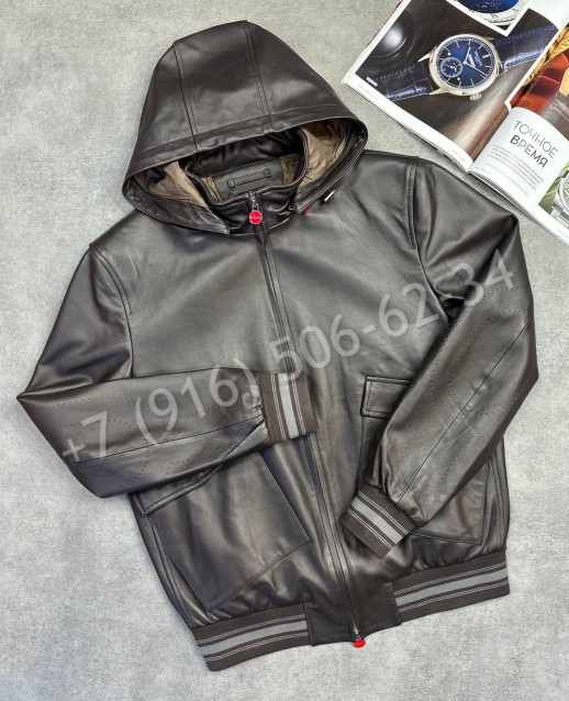 Кожаная куртка KITON 29778