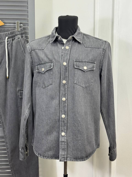 Прогулочный костюм из денима Brunello Cucinelli 34802 2