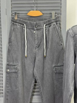 Прогулочный костюм из денима Brunello Cucinelli 34802 2