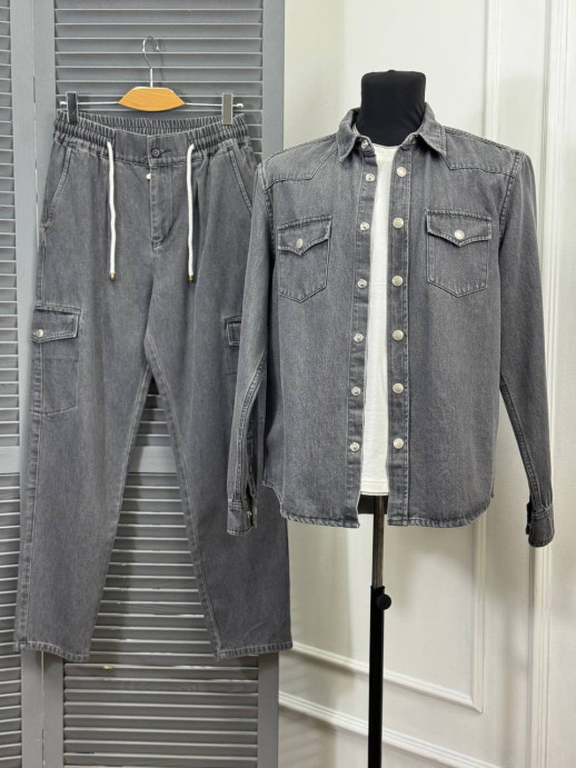 Прогулочный костюм из денима Brunello Cucinelli 34802 2