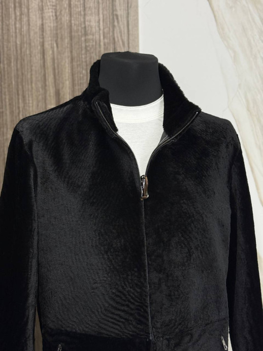 Дубленка двусторонняя ARMANI/мех астраган 6662