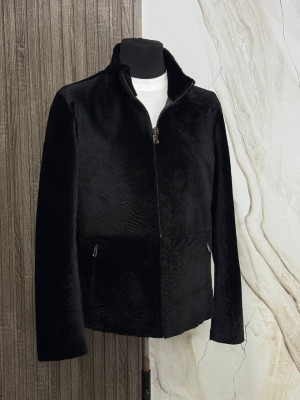 Дубленка двусторонняя ARMANI/мех астраган 6662