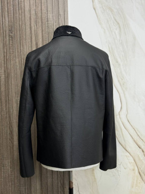 Дубленка двусторонняя ARMANI/мех астраган 6662