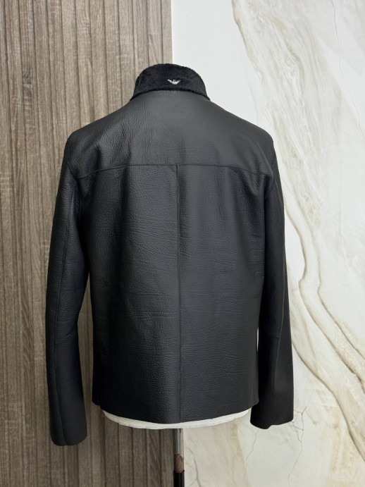 Дубленка двусторонняя ARMANI/мех астраган 6662