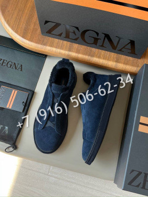 Кеды Zegna на меху 29695 4