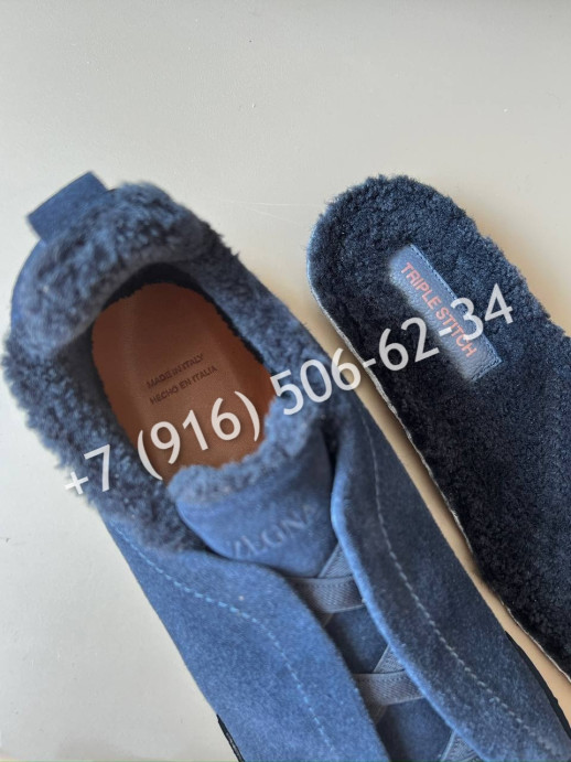 Кеды Zegna на меху 29695 4