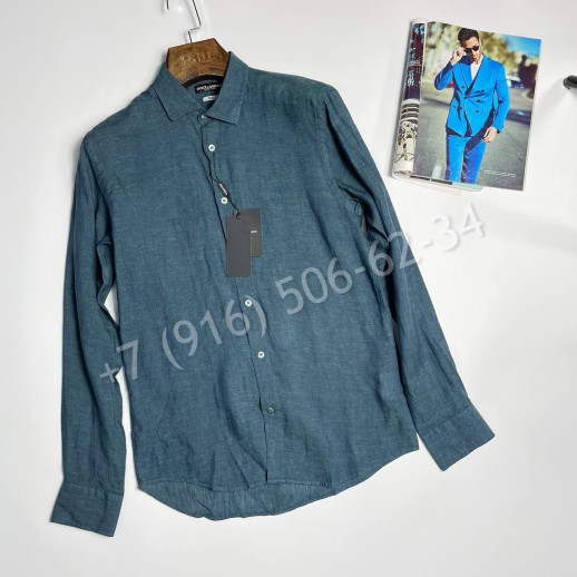 Рубашка из льна Dolce & Gabbana 31688