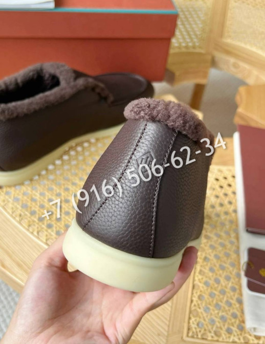 Лоферы Loro Piana на меху 5391 8