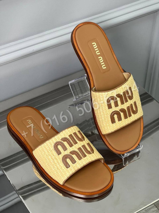Тапочки Miu Miu 32789