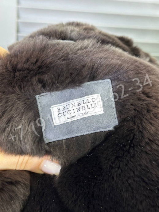 Кашемировое пальто Brunello Cucinelli на меху 23628