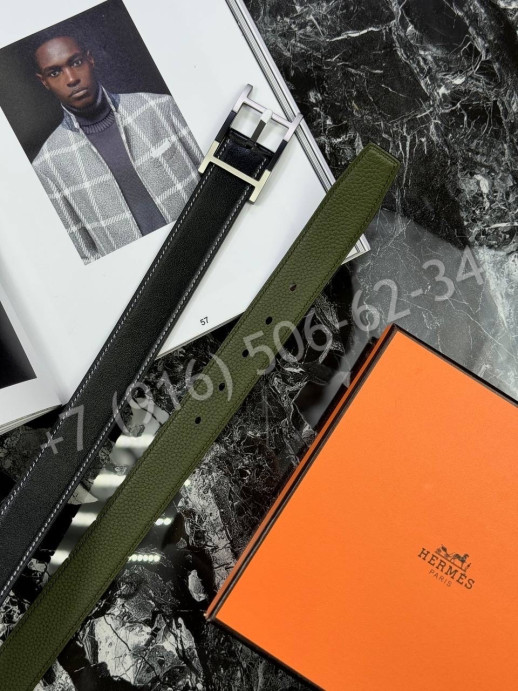 Ремень Hermes двухсторонний 25408