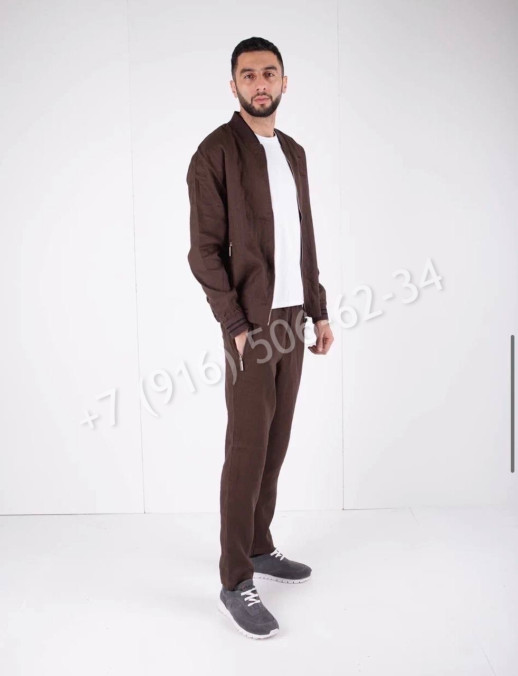 Льняной костюм Stefano Ricci 17501