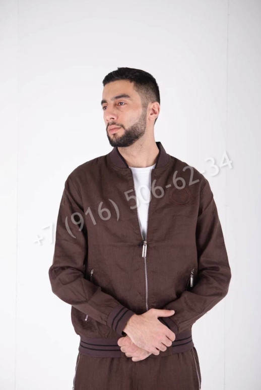 Льняной костюм Stefano Ricci 17501