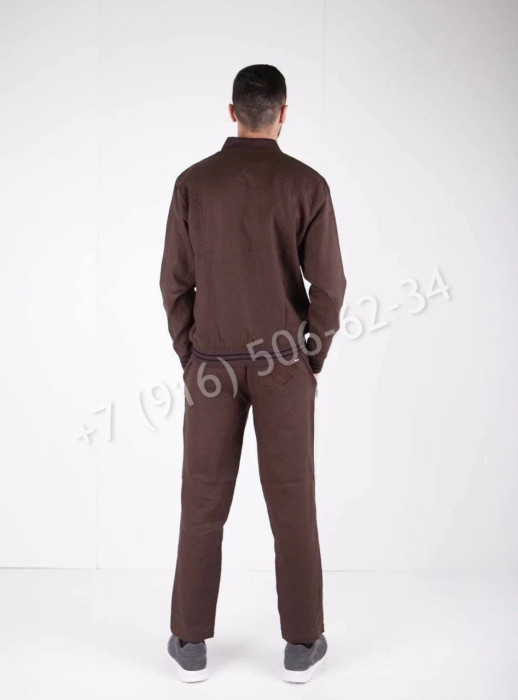 Льняной костюм Stefano Ricci 17501