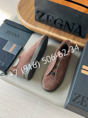 Кеды Zegna на меху 29695 5