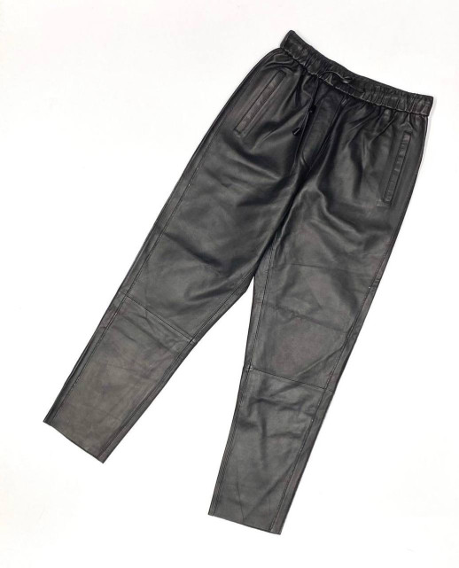 Брюки кожаные Balmain 11268