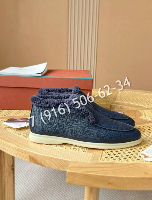 Лоферы Loro Piana на меху 5391 9