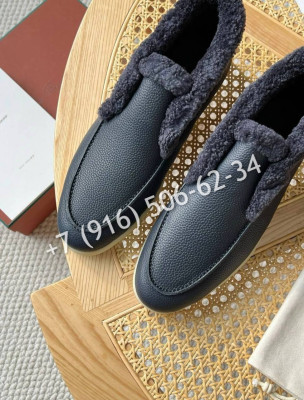 Лоферы Loro Piana на меху 5391 9