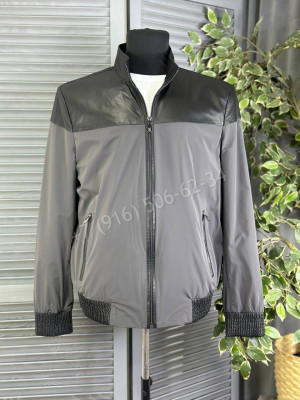 Комбинированная куртка Brunello Cucinelli 13107